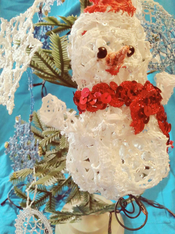 Кружевной снеговик от Диана Сорокина