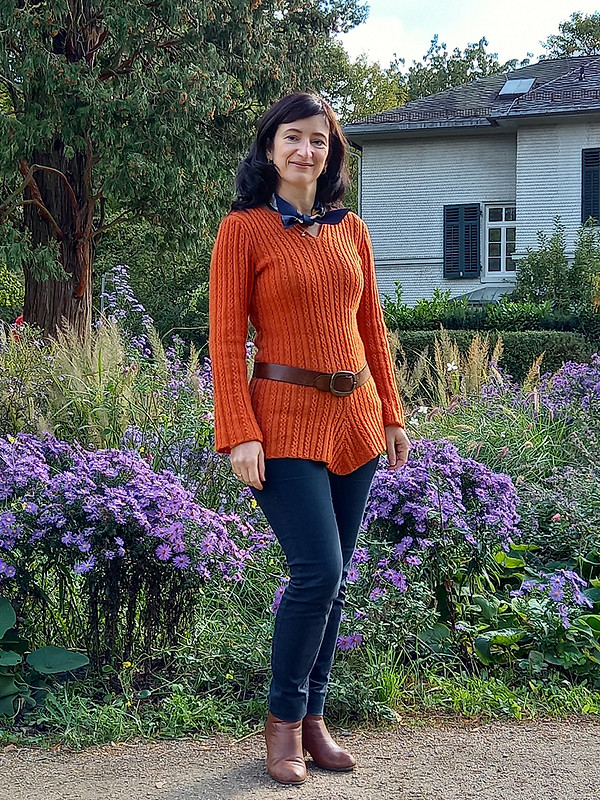 Пуловер «Оранжевое настроение» от Lanawind