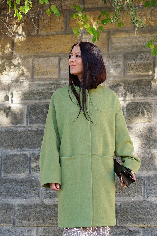 ♡ Пальто цвета «зеленого яблока» ♡ от Fibber