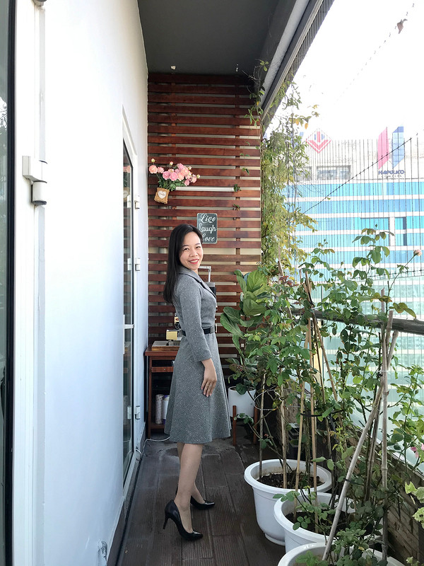 Платье «Office style but elegant» от Binh Ngo