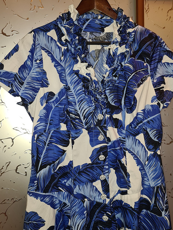 Платье «Синие листья банана» от Mariaykka