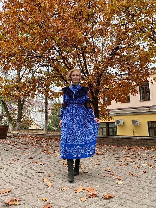 Октябрьское платье или Не Fendi, но похоже) от Азалия