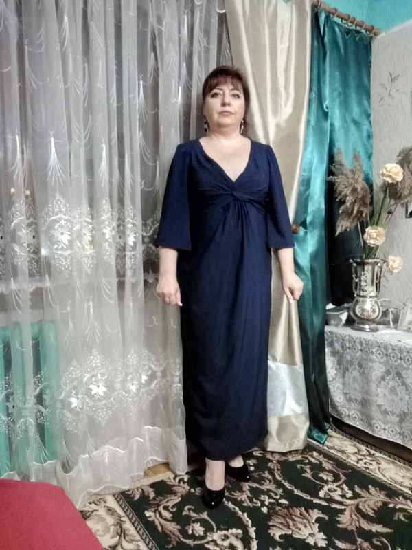 Платье в стиле ампир с драпировкой на лифе от Инга Инга