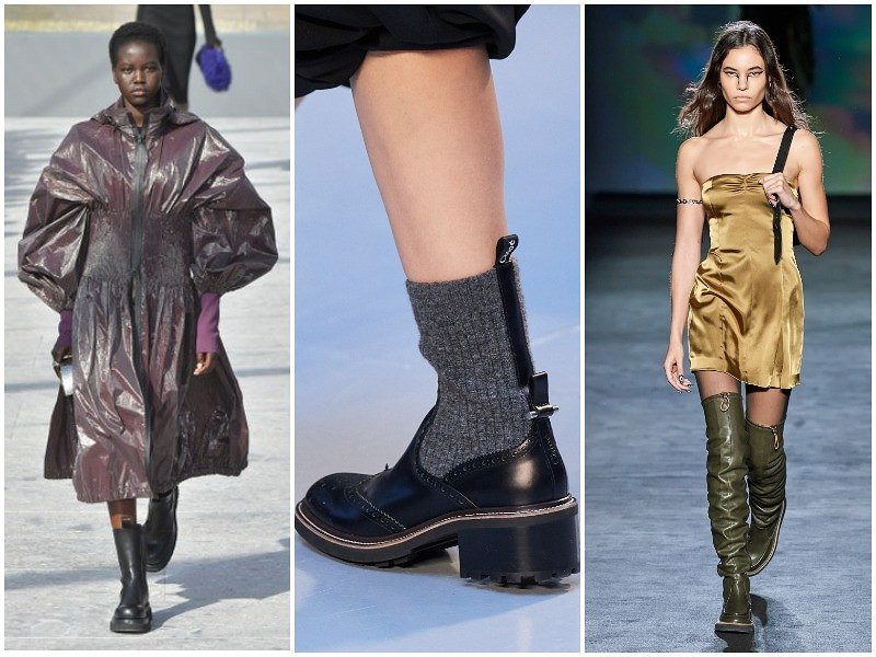 С чем носить сhunky boots: 10 образов с самой модной обувью сезона