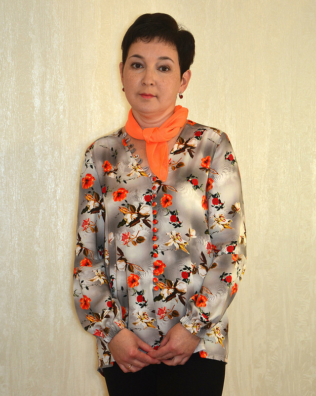 Блузка из вискозного шёлка от Krasavitsa