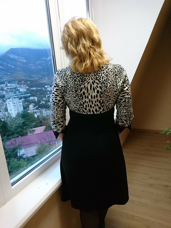 Платье трикотажное с эффектом болеро от Татьяна Славинская