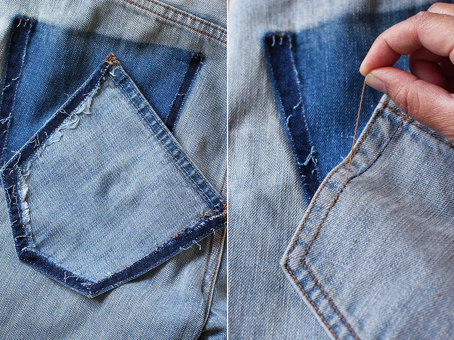 Переделка джинсовой одежды (60 фото)