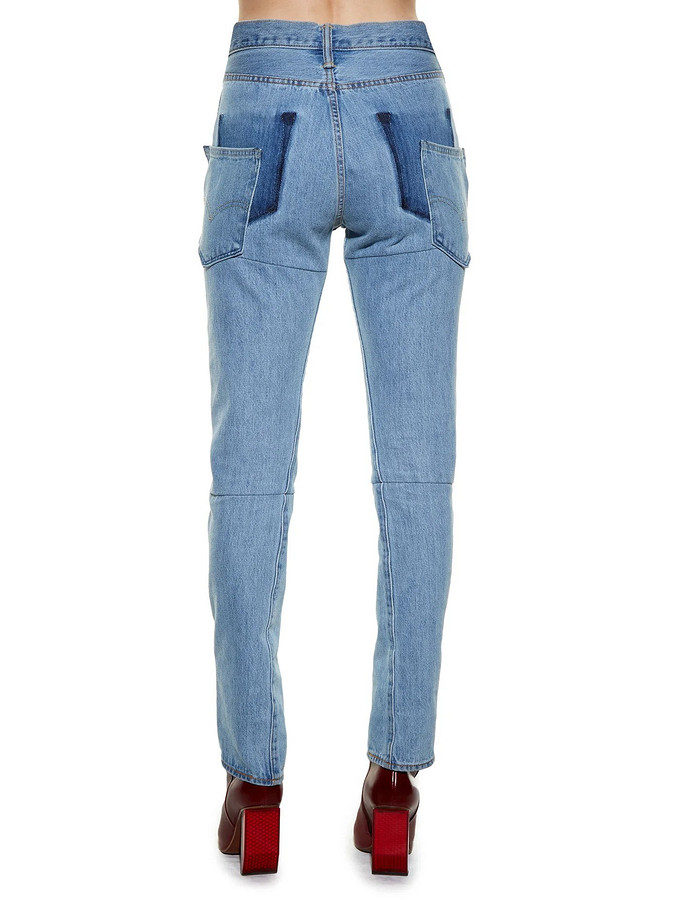 Идея переделки: джинсы со смещёнными задними карманами