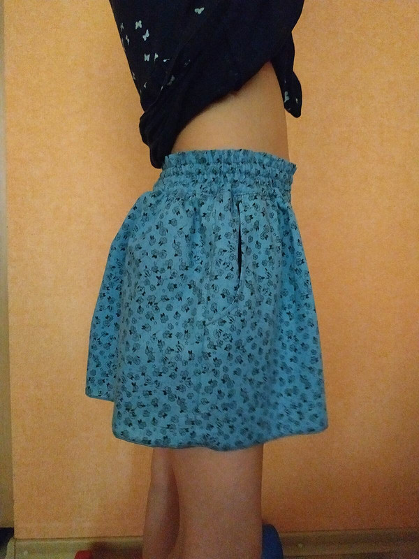 Суперклассная, легкая выкройка юбки-шорт от KLEANI
