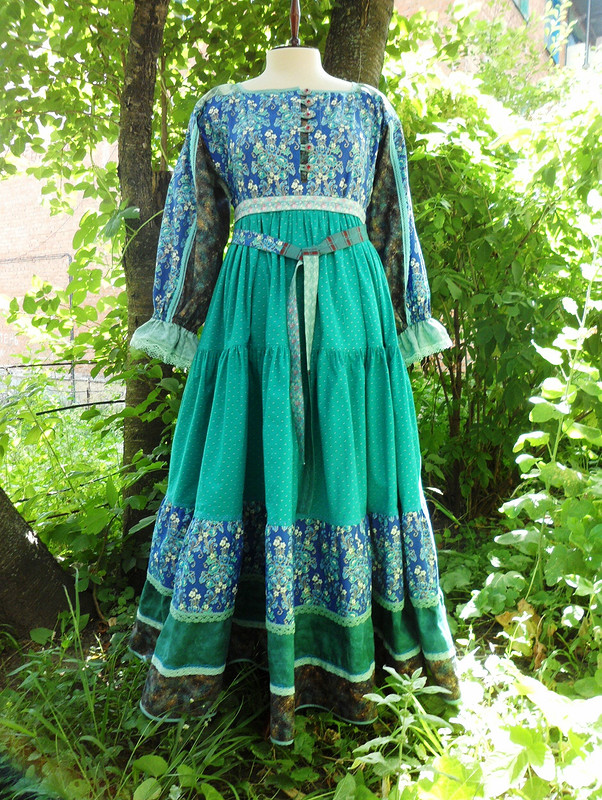 Платье-рубаха «Уральские сказы» от Тётушка Осока