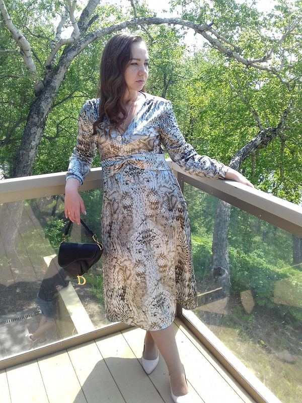 Платье «Благородный питон» от EVA MINA