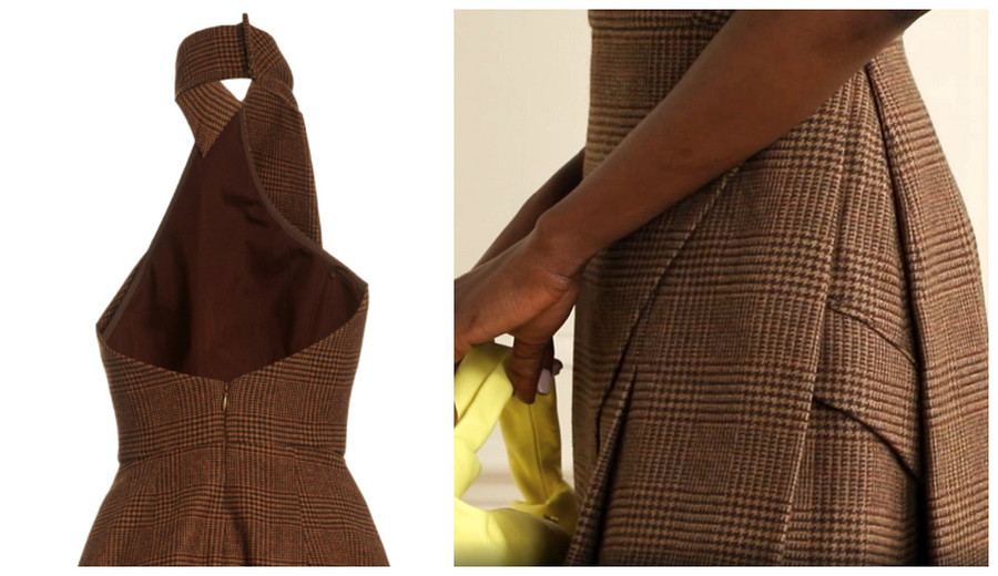 Вещь дня: платье с эффектной бретелью-петлей от Brandon Maxwell