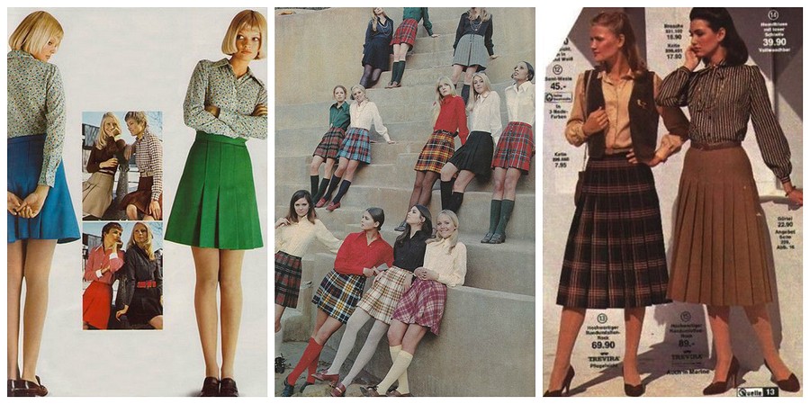 Выкройка месяца: юбка в стиле «колледж» прямиком из 70-х