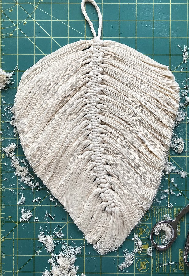Как сделать перья в технике макраме: мастер класс