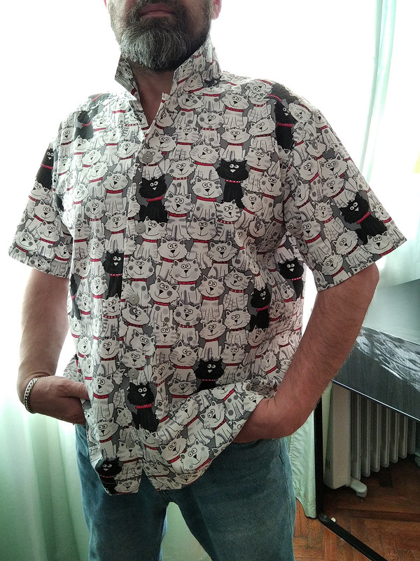 Котогавайская рубашка от @shatekate
