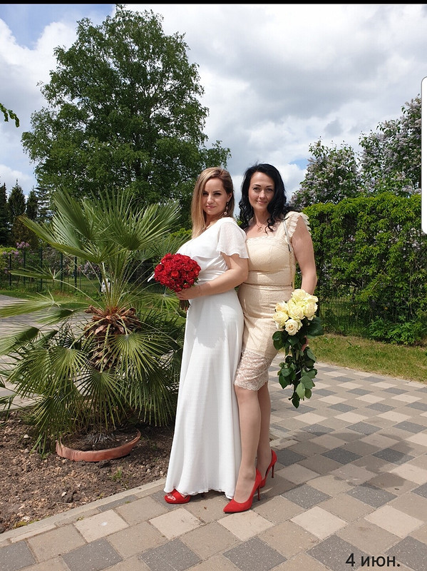 Платье для невесты от Jeļena Borovska