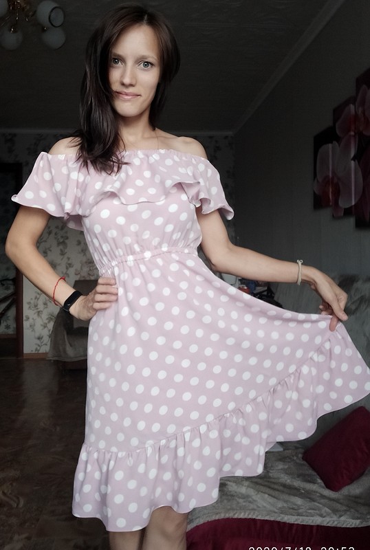 Платье-сарафан с воланом на плечах своими руками | Olga Maksimova | Дзен