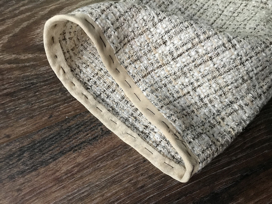 Рыхлые ткани: обработка подгибки низа изделия и рукавов