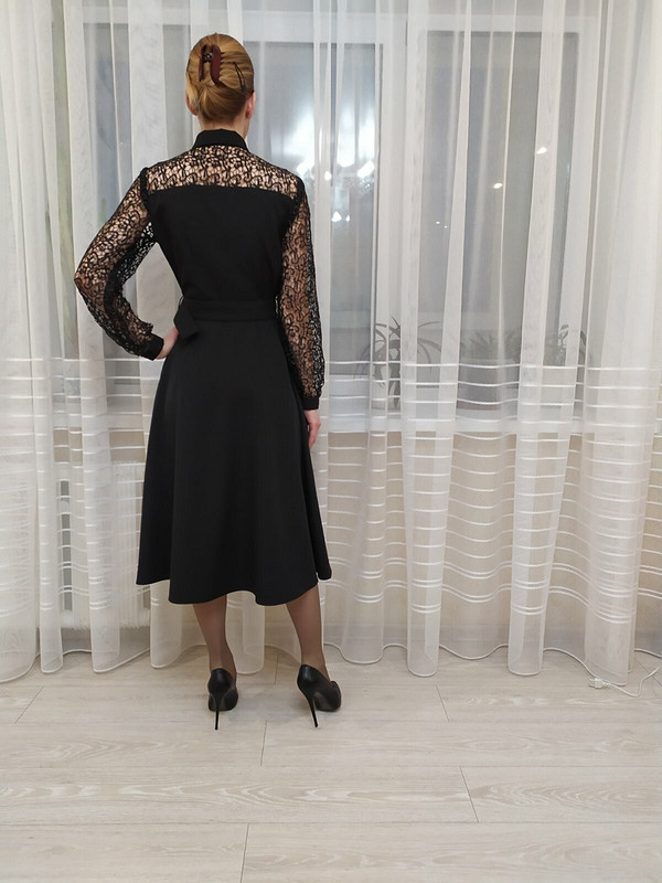 «Мое» черное платье от Лейкоцит