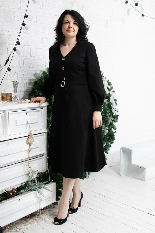 Черное платье от Elena Sharunina