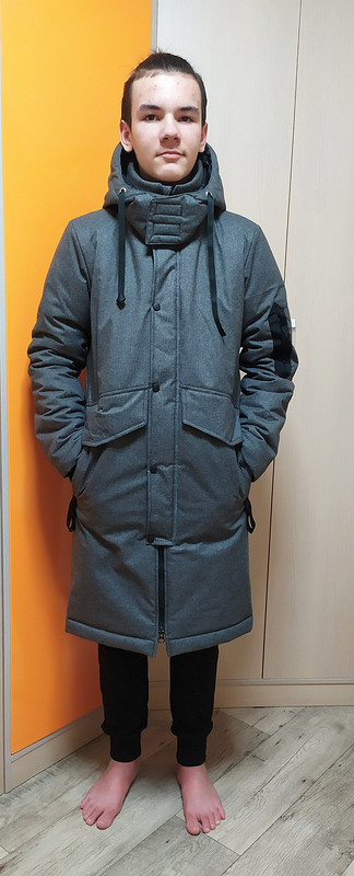 Зимняя куртка-пальто для сына от olgunyasha