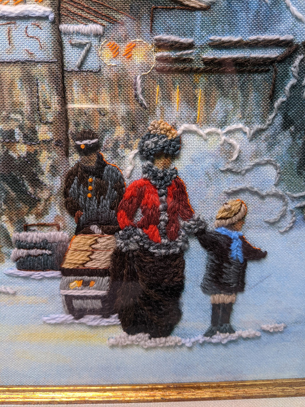 Вышивка «Снег и Пар», или С Новым годом! от Светлана pseta_