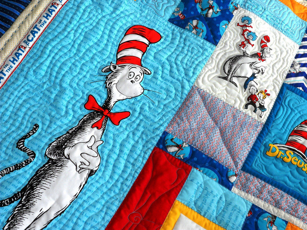Одеяло «Кот в шляпе» от Тётушка Осока