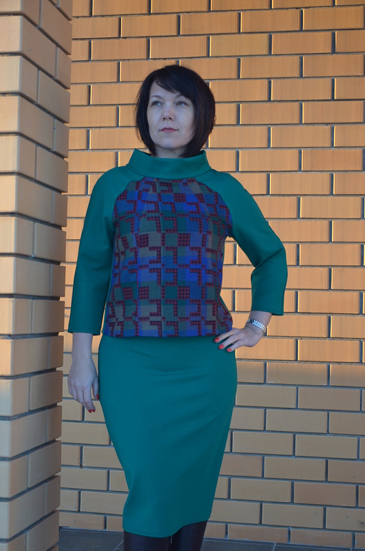 Костюм: пуловер и юбка от Evgenja_k