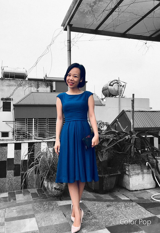 Платье «Sapphire blue dress» от Binh Ngo