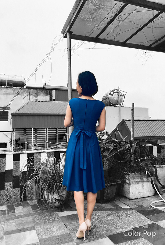 Платье «Sapphire blue dress» от Binh Ngo