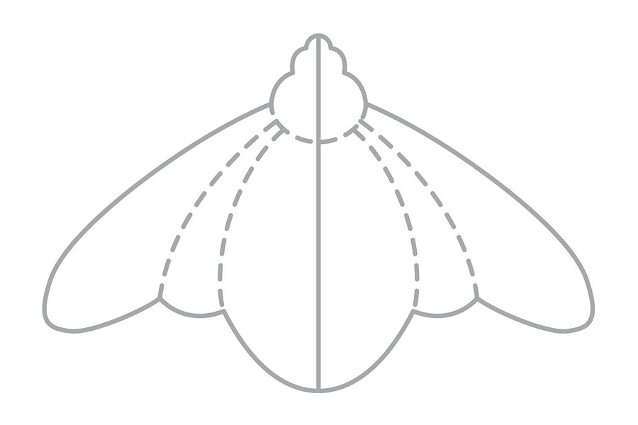 Бабочка-мотылёк: брошь из бисера и пайеток своими руками
