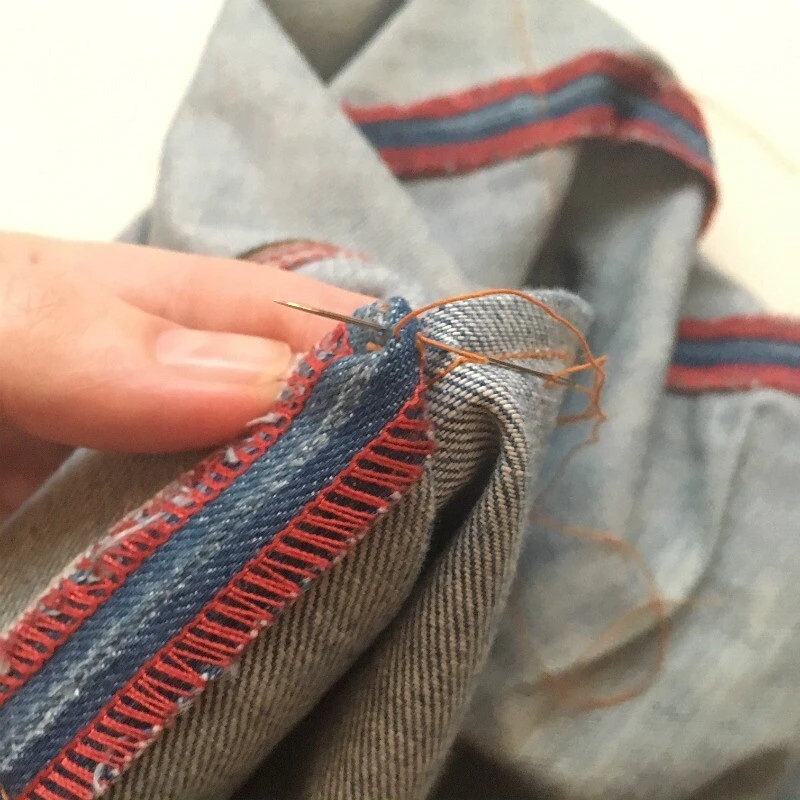 Сумка для покупок из старых джинсов: мастер-класс