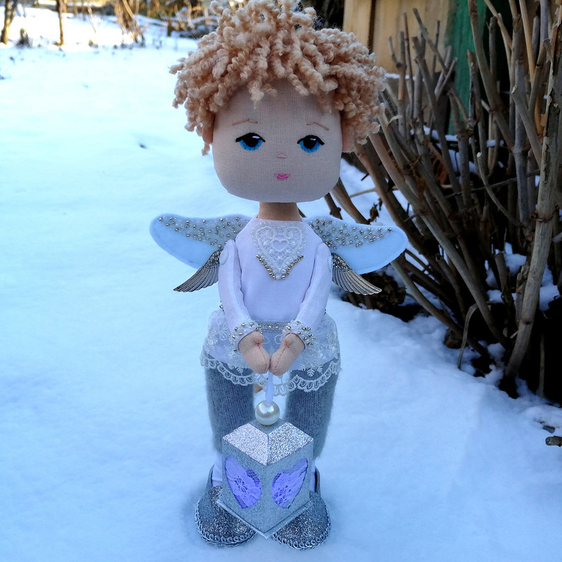 Интерьерная кукла Ангел-мальчик от @roxydolls