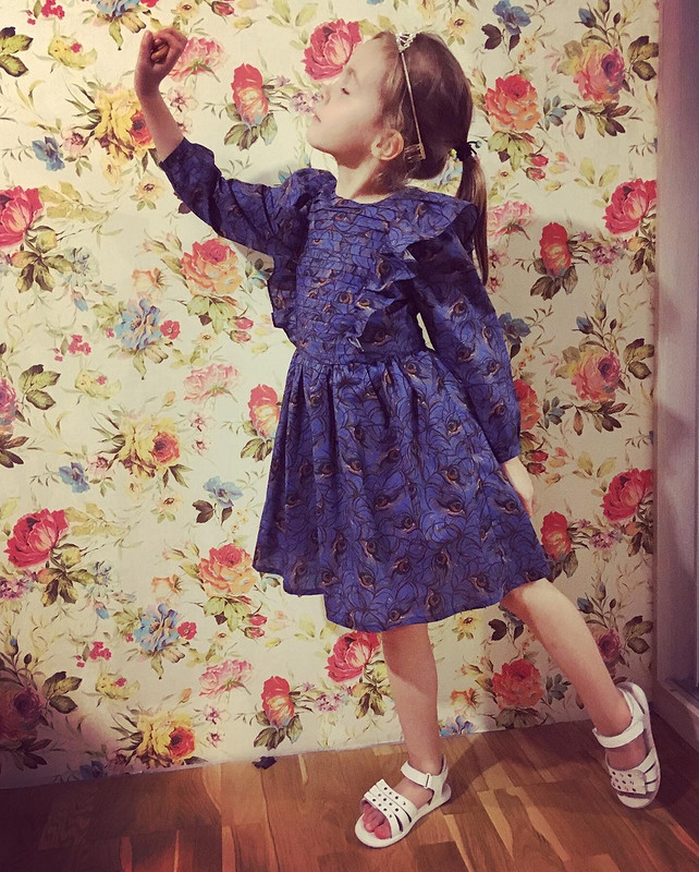 Платье «Павлин» для доченьки от OlgaTito