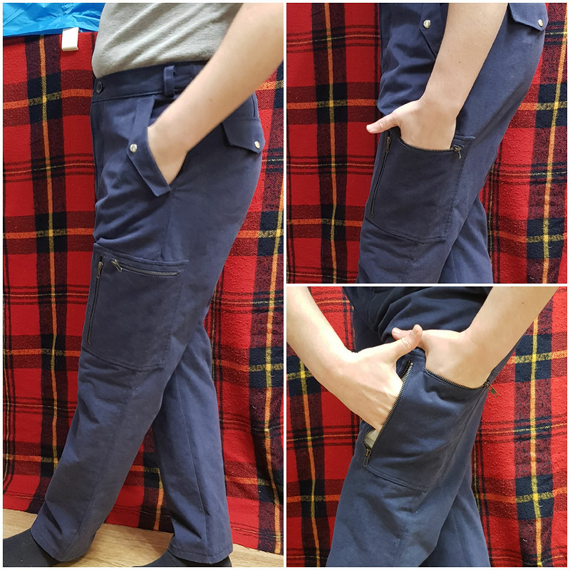 Мужские брюки из джинсовой ткани от bIpko