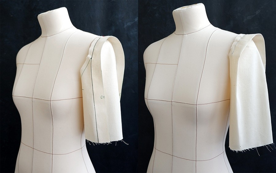 Моделирование блузы со складками