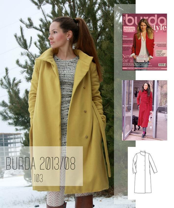Пальто из Burda 8/2013 от pogadaite