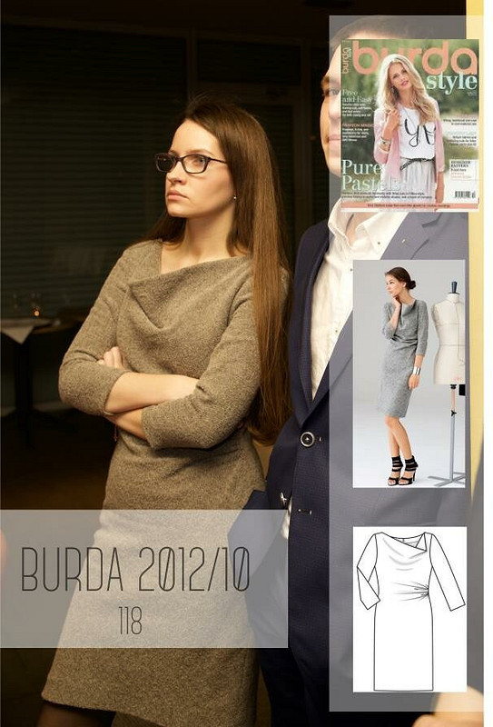 Платье из Burda 10/2012 от pogadaite