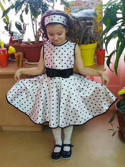 Детское стилизованное платье