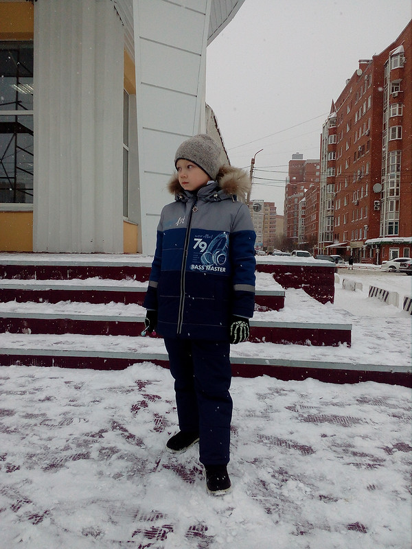 Зимняя куртка с термотрансфером от Uliya-2012
