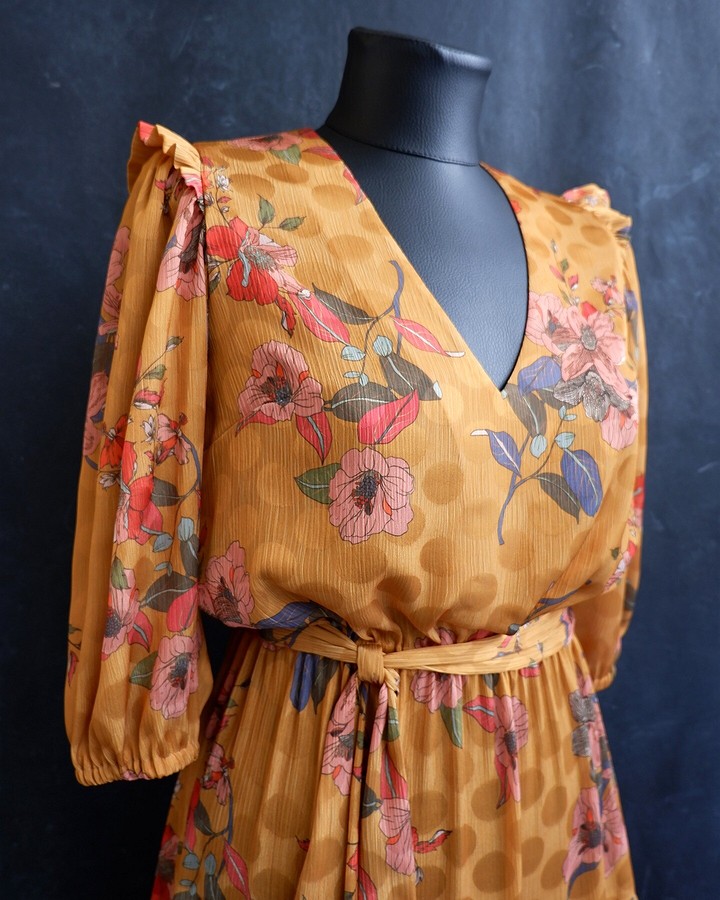 Платье из штапеля: выкройка и пошив