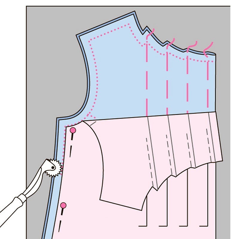 Азы шитья: как выполнить застроченные складки