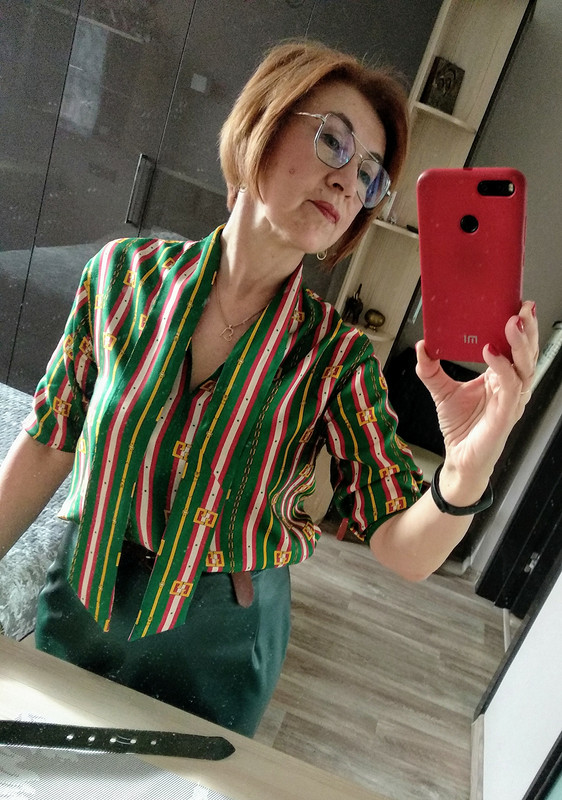 Блузка из шелка Gucci от Glykerya