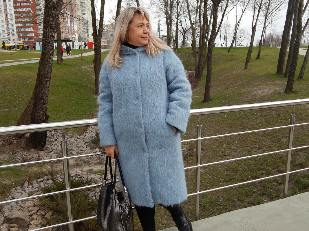 Голубое пальто от musya