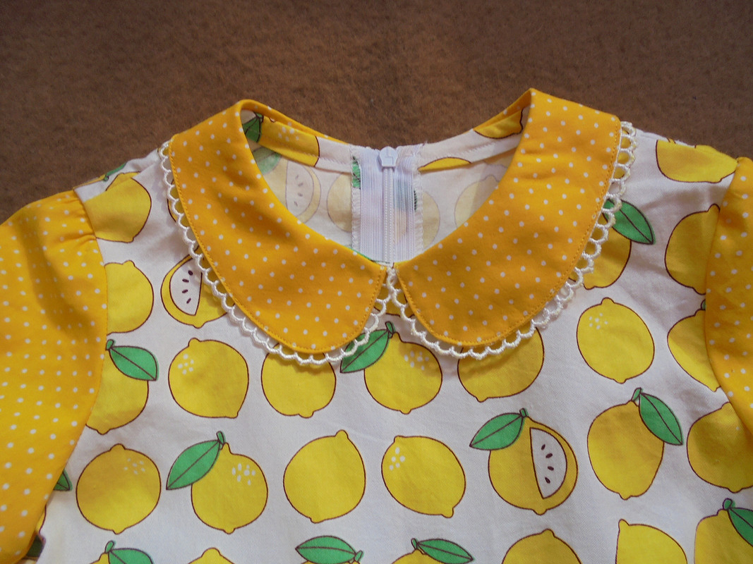 Платье «Лимончики с горошками» от Patrolaj