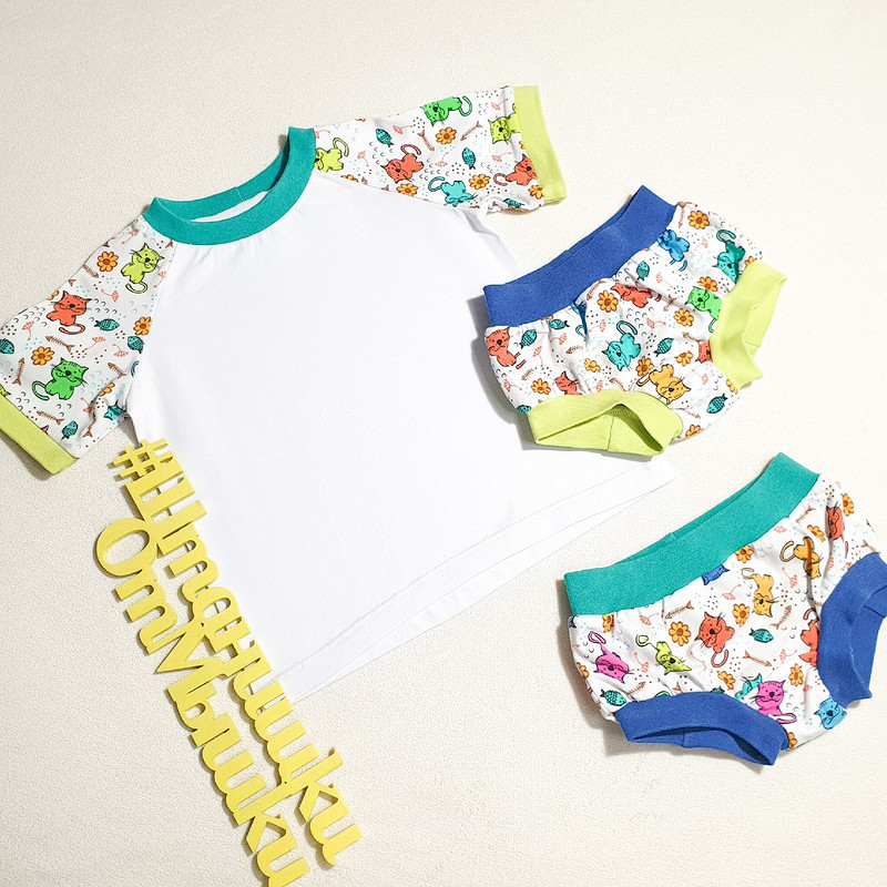 Комплект для малыша: футболка и хипстеры от DarinaDarina