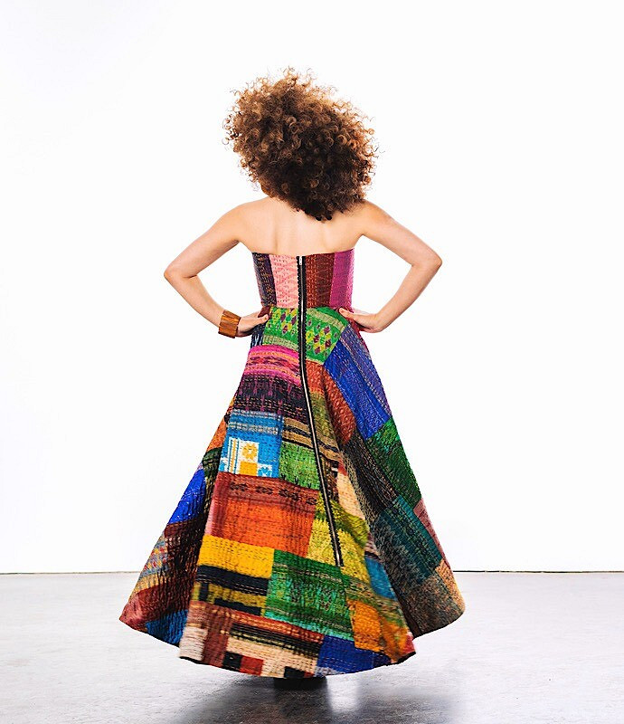 Платье из стеганого покрывала: эксперимент от блогера Марси Хэрриэл