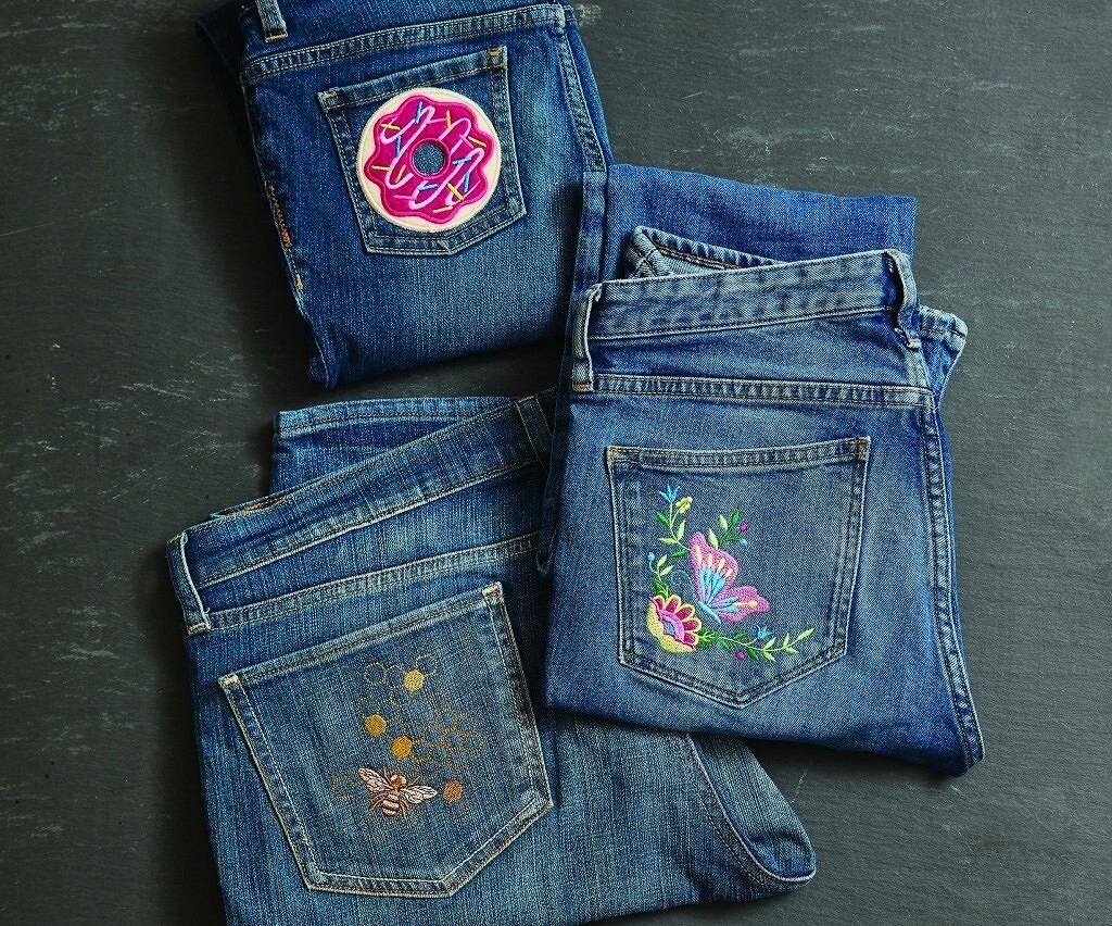 Предпросмотр схемы вышивки «Девушка в джинсах» (№2177782)