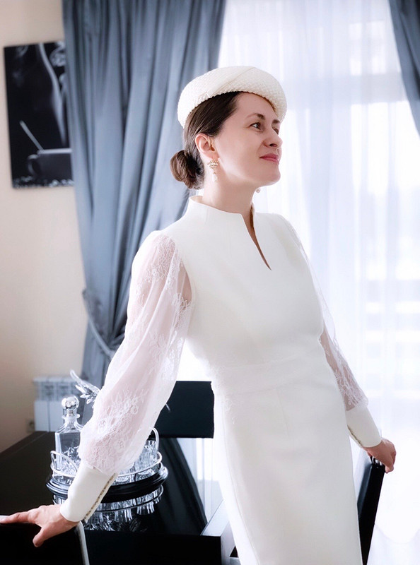 Белое платье от JonikJane