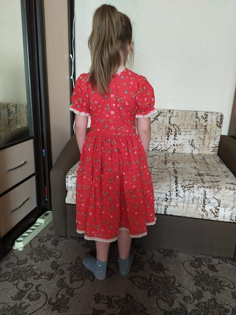 Яркое платье для моей принцессы! от Еле7на